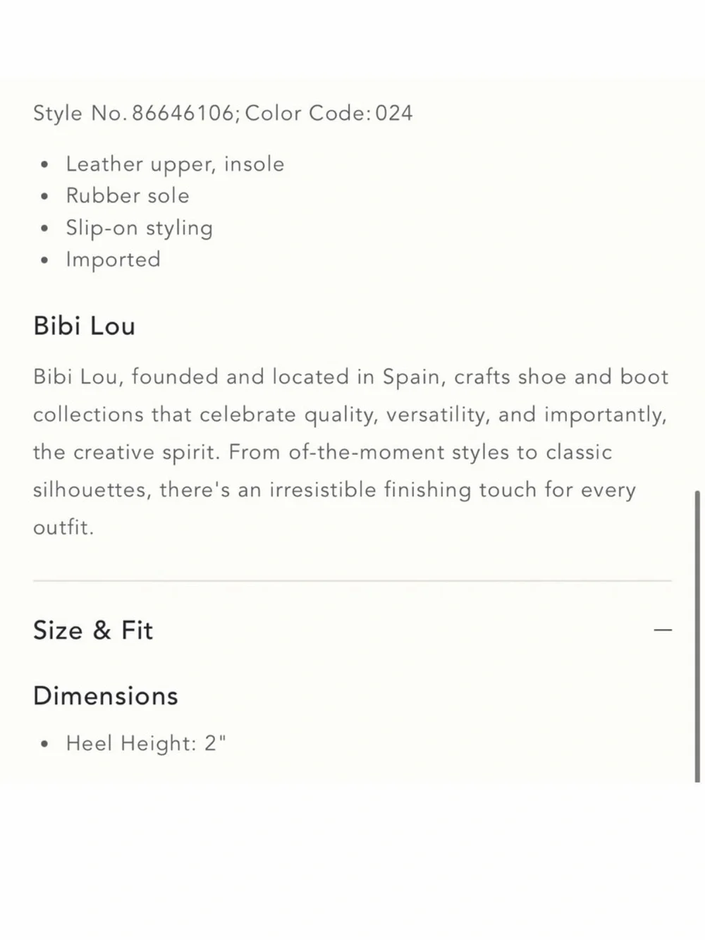Bibi Lou tan leather ballet flats with bow detail